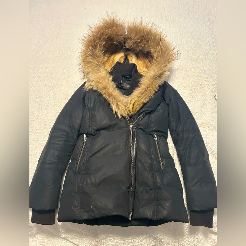 Mackage jacket with rabbit fur